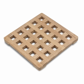 8.00 " Square Wood Trivet Cooking Tools & Accessories outlet tools