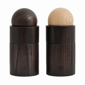 Aarhus Set of 2 Grinders, H12.5cm, Ash Serveware Good quality and affordable
