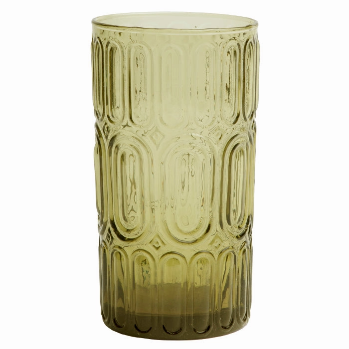 Aaron Hand Blown Highball Glasses Set/6 (Sage Green) Drinkware best price