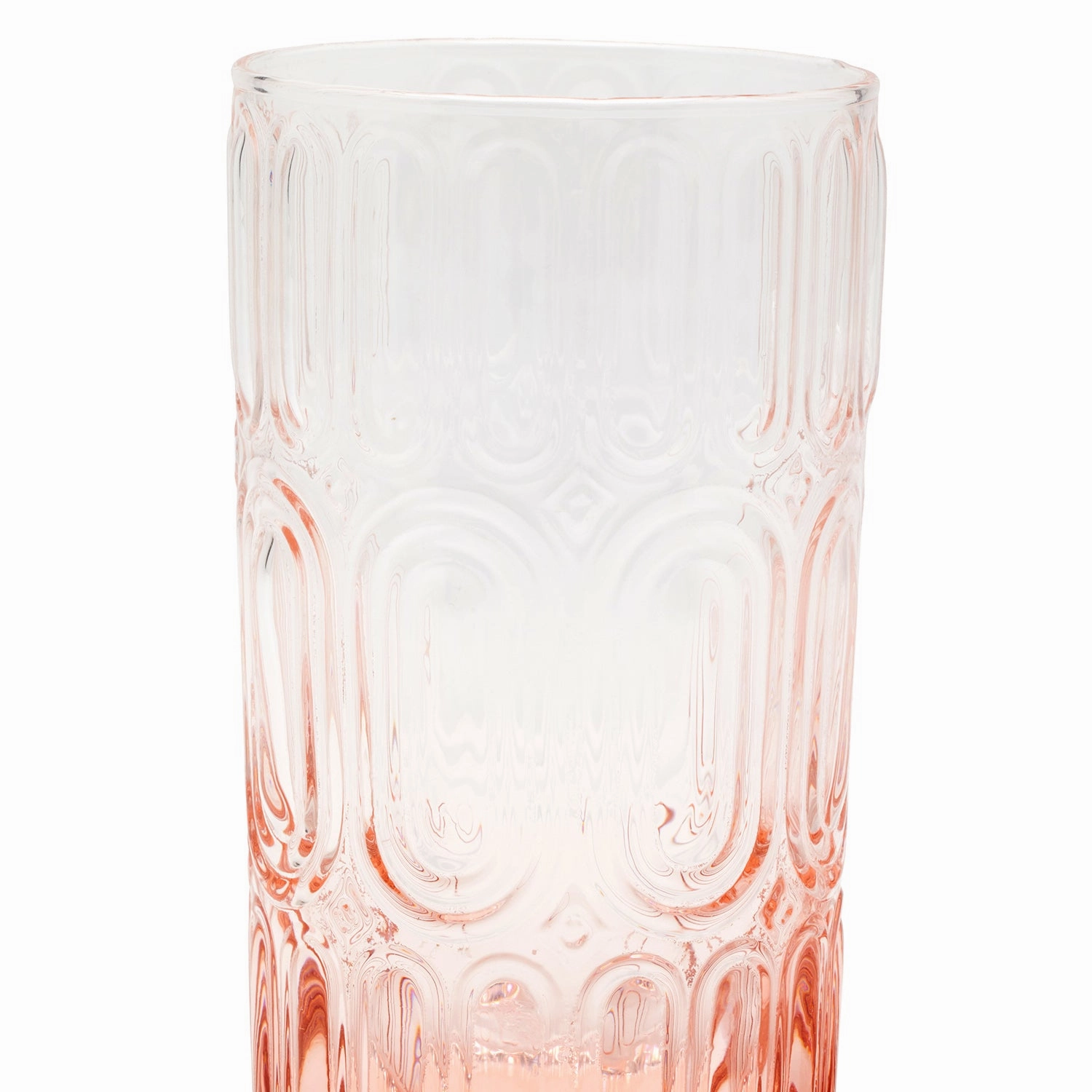 Aaron Pink Highball Glasses Set/6