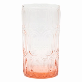 Aaron Pink Highball Glasses Set/6 Drinkware best price