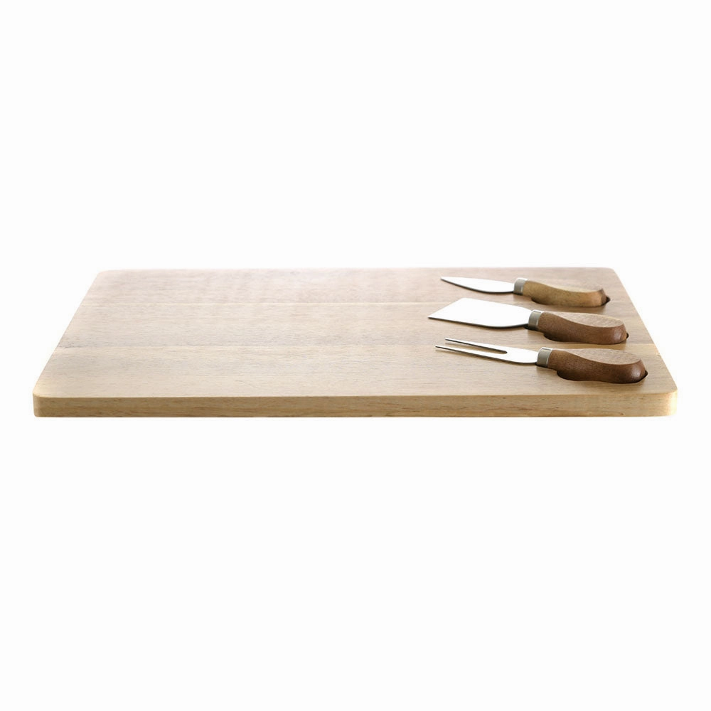 Acacia Wood Cheese Knife Set & Board