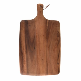 Acacia Wood Tablet with Handle Serveware clearance shop