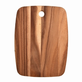Acacia Wood Tablet with Hole Handle 40cm Serveware clearance shop