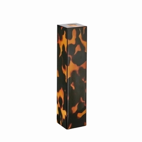 Addison Ross Faux Tortoiseshell Lacquer Tall Candlestick 9.5" Candle Holders discount collection