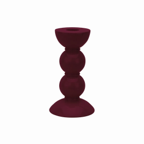 Addison Ross Lacquer Bobbin Candlestick 5.5" (Cherry) Candle Holders discount collection