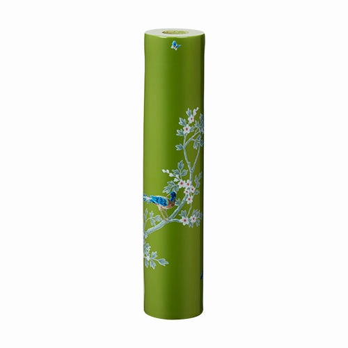 Addison Ross Lacquer Chinoiserie Candlestick 9.6" (Green) Candle Holders discount collection
