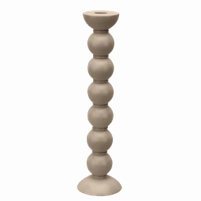 Addison Ross Lacquer Extra Tall Bobbin Candlestick 12.5" (Cappuccino) Candle Holders discount collection