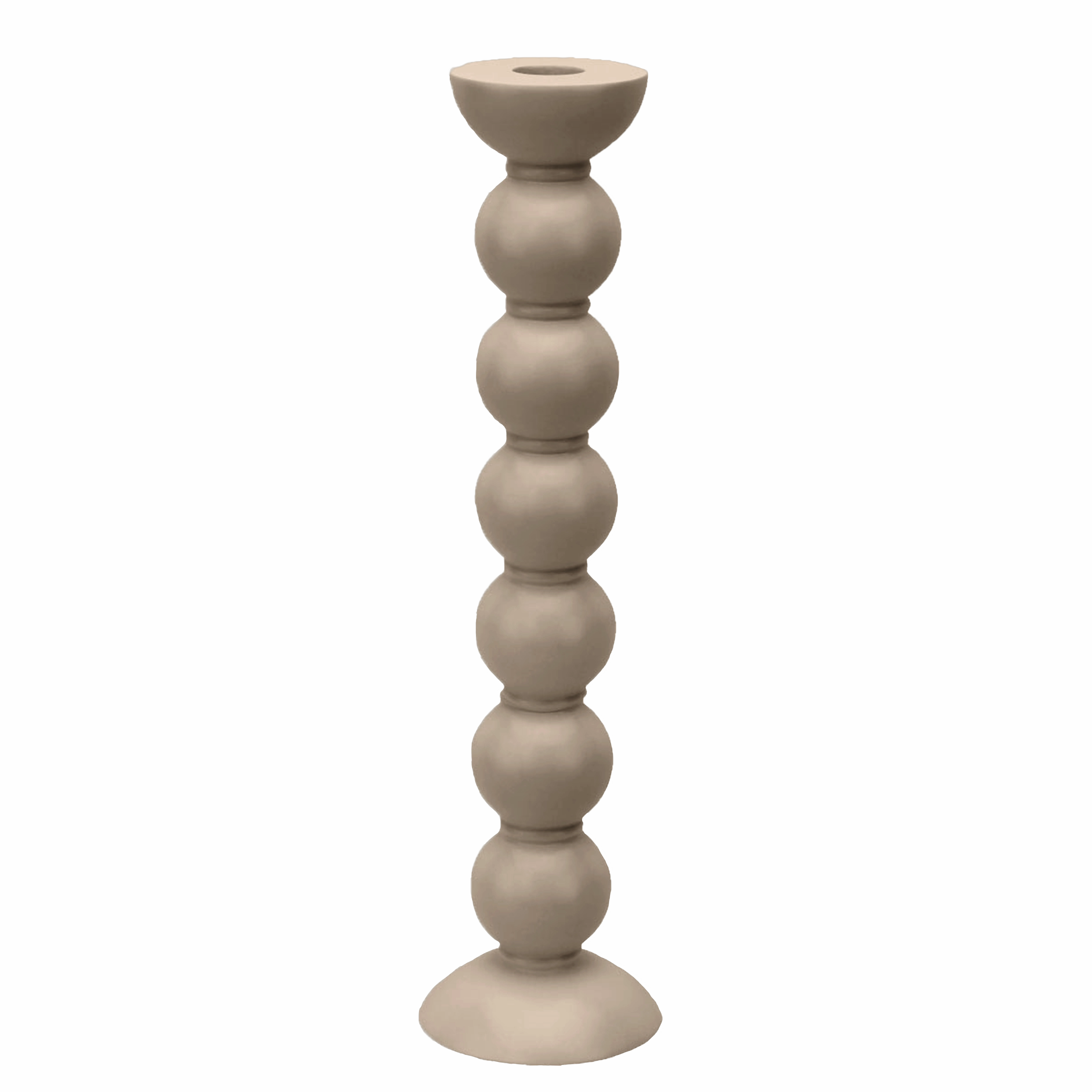 Addison Ross Lacquer Extra Tall Bobbin Candlestick 12.5" (Cappuccino) Candle Holders discount collection