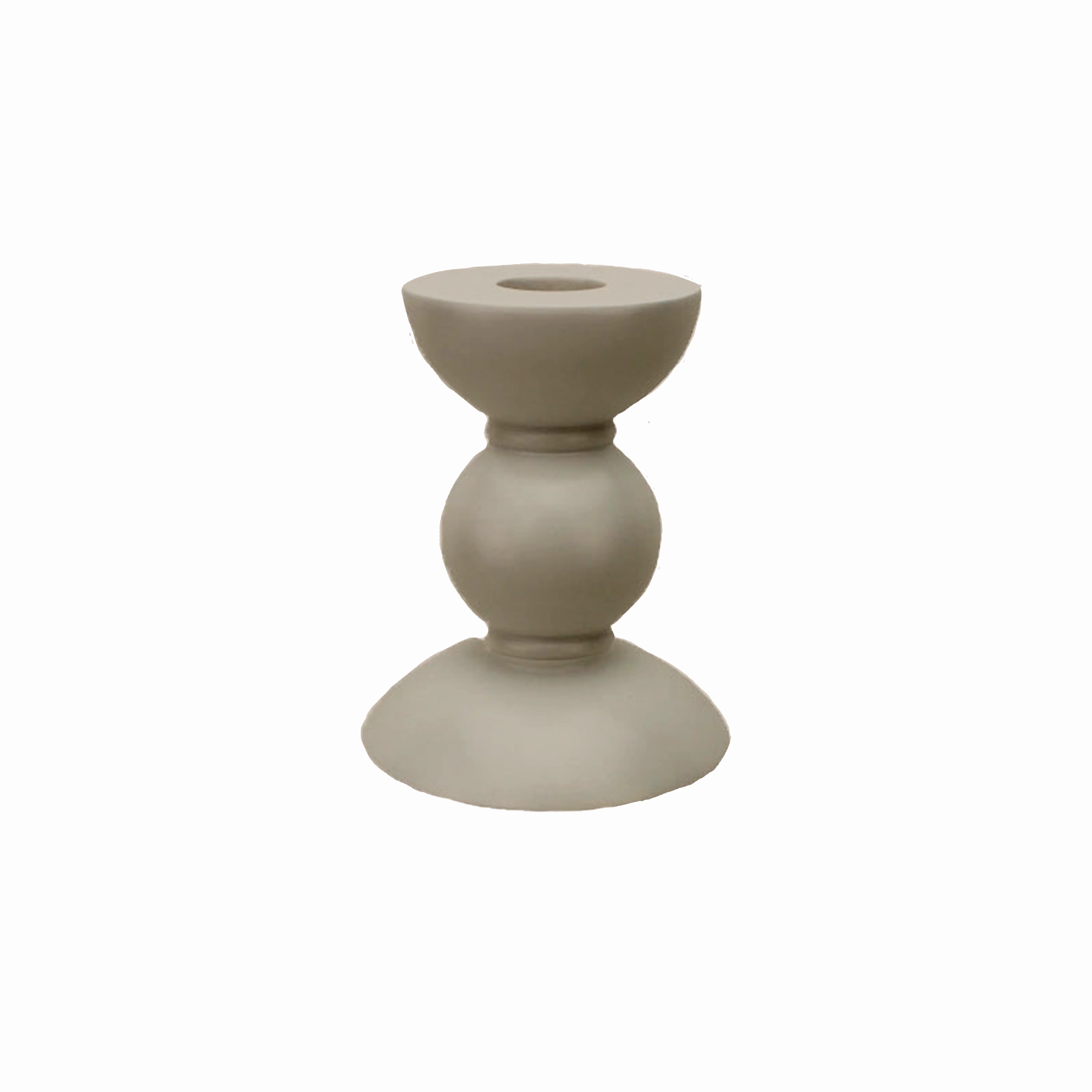 Addison Ross Lacquer Small Bobbin Candlestick 4" (Cappuccino) Candle Holders discount collection