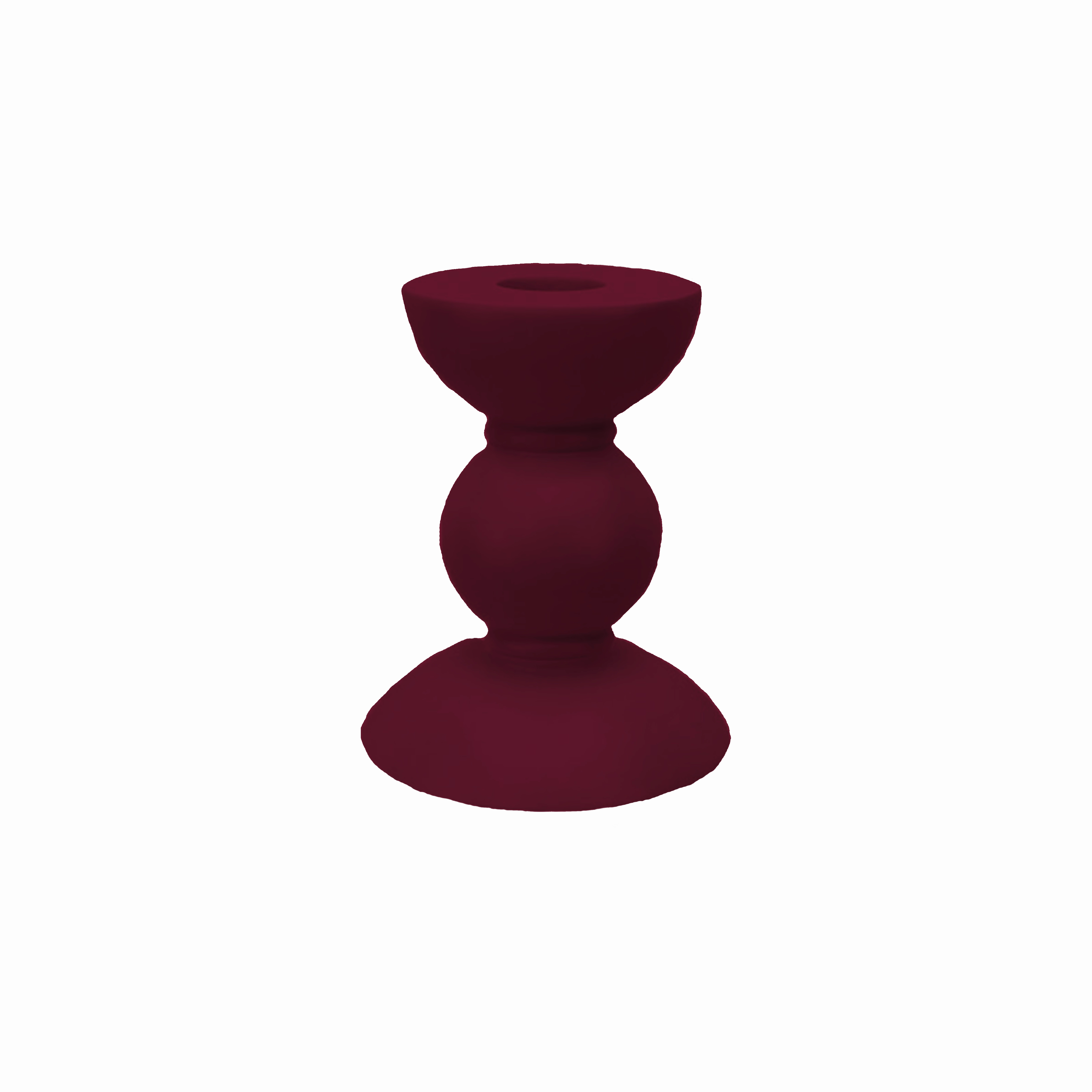 Addison Ross Lacquer Small Bobbin Candlestick 4" (Cherry) Candle Holders discount collection