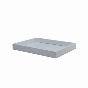 Addison Ross Lacquered Tray (White) 11 x 8 Decorative Trays cheap sale