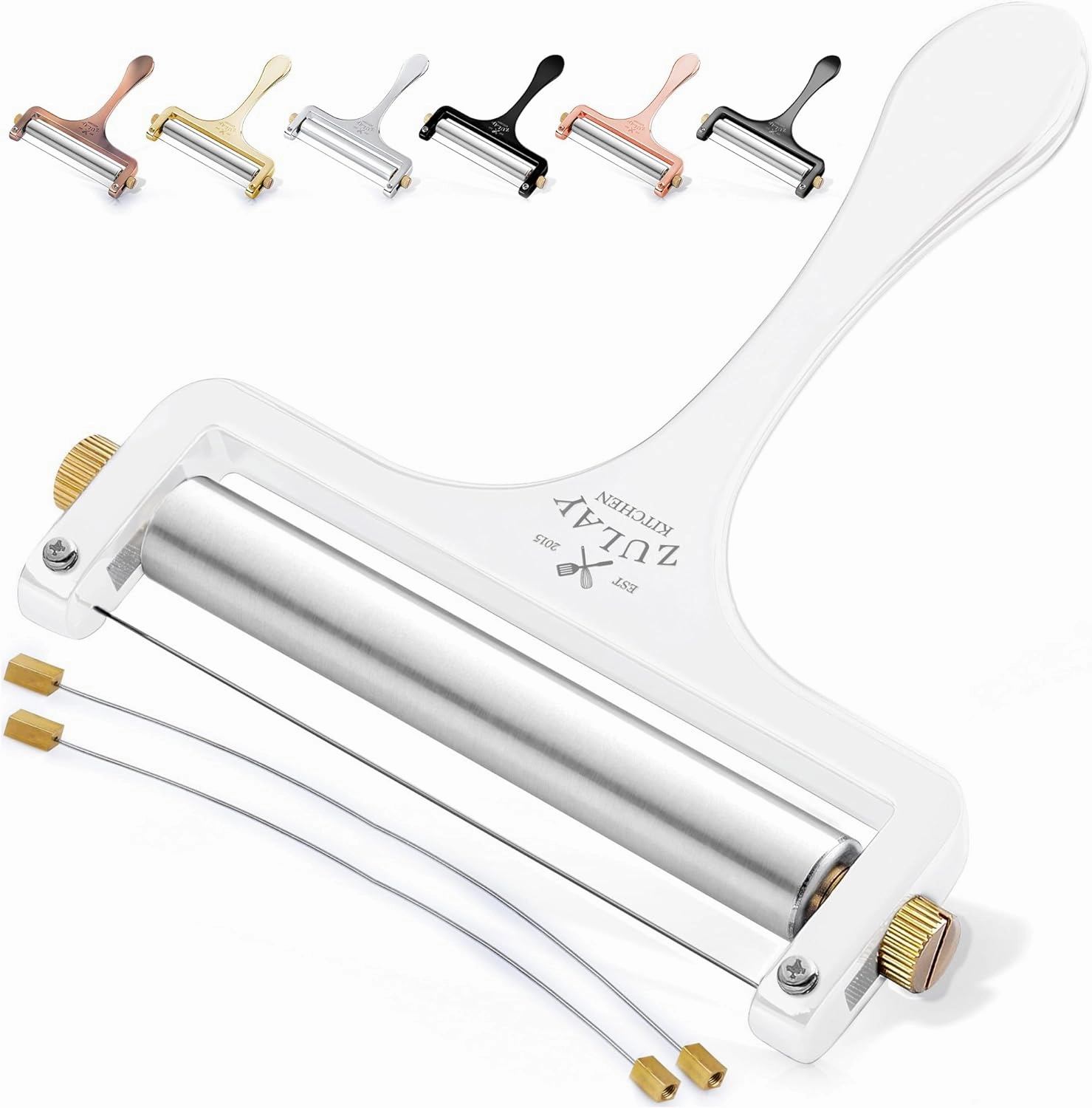 Adjustable Hand Held Cheese Cutter with 2 Extra Wires