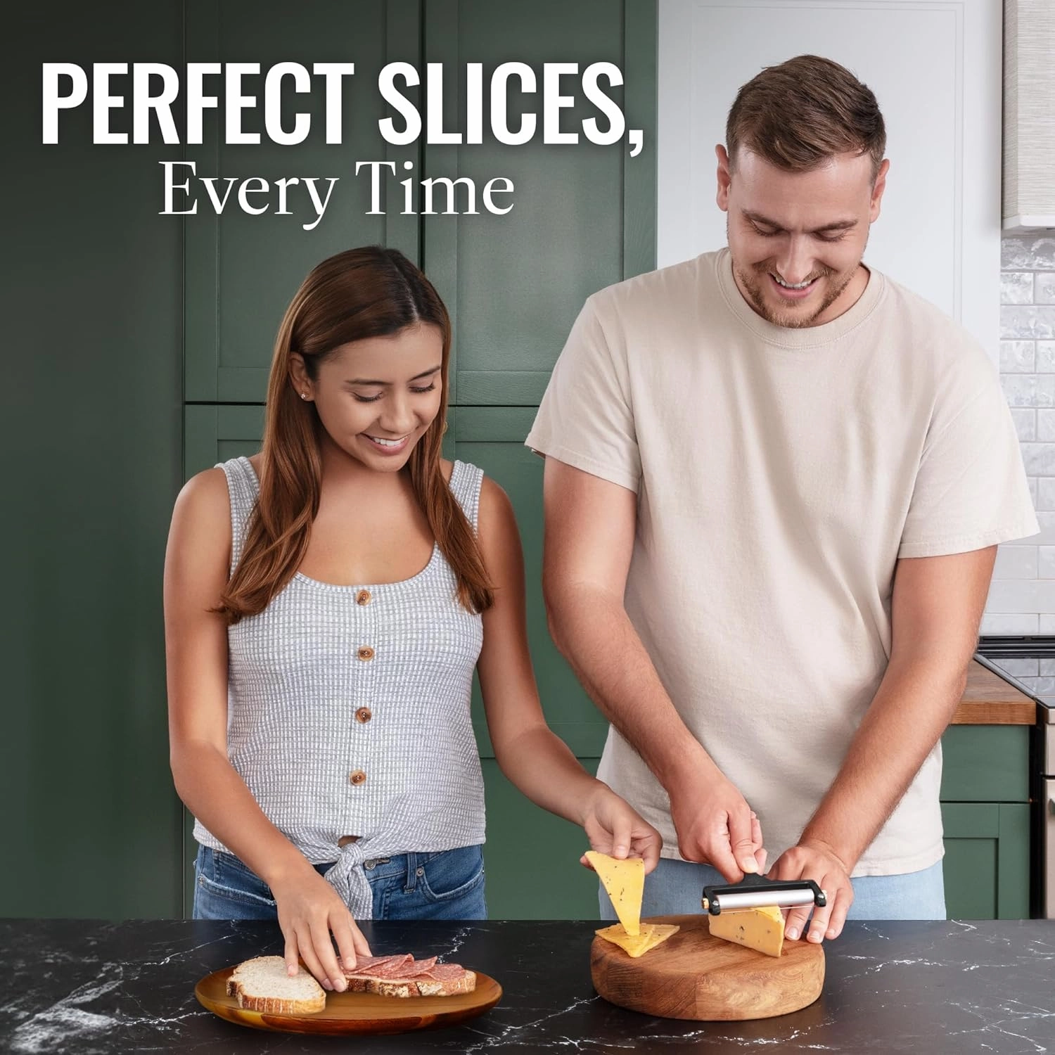 Adjustable Hand Held Cheese Cutter with 2 Extra Wires