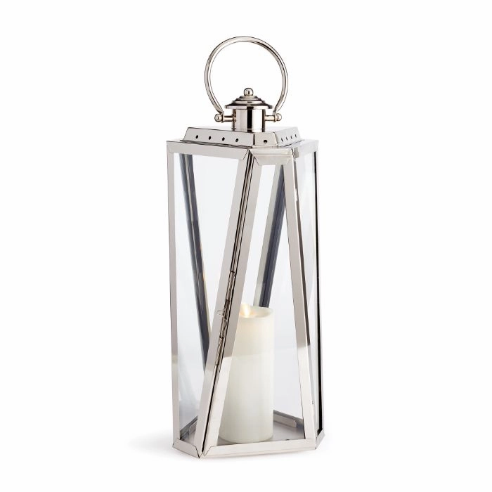 Adler Stainless Steel Outdoor Lantern 22" Candle Holders discount collection