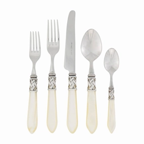 Aladdin Antique Flatware Place Setting In White Dinnerware sale online