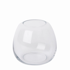 Alma Vase 15x15x13cm Clear Cheap Vases for home