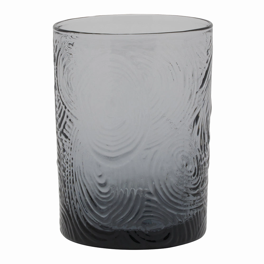 Alyse Charcoal Gray Tumbler Glasses Set/6 Drinkware best price