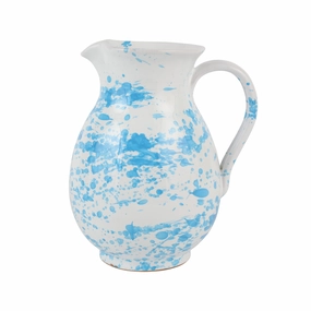 Amalfitana Aqua Splatter Pitcher Serveware deals online