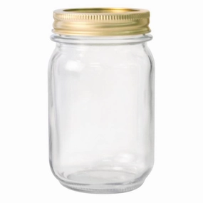 Anchor Hocking 6061685 1 Pint Regular Mouth Canning Jar - Pack of 12 Cooking Tools & Accessories clearance kits