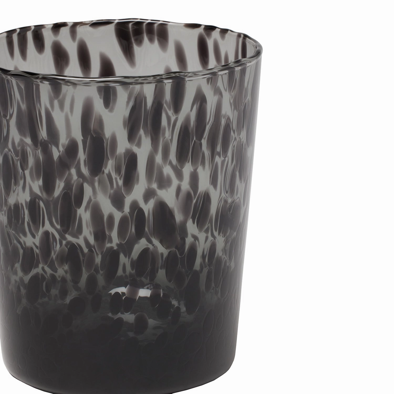Andrew Leopard Tumbler Hand Blown Glasses Set/6