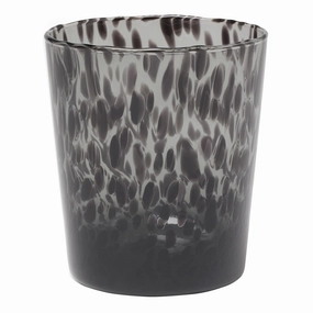 Andrew Leopard Tumbler Hand Blown Glasses Set/6 Drinkware best price