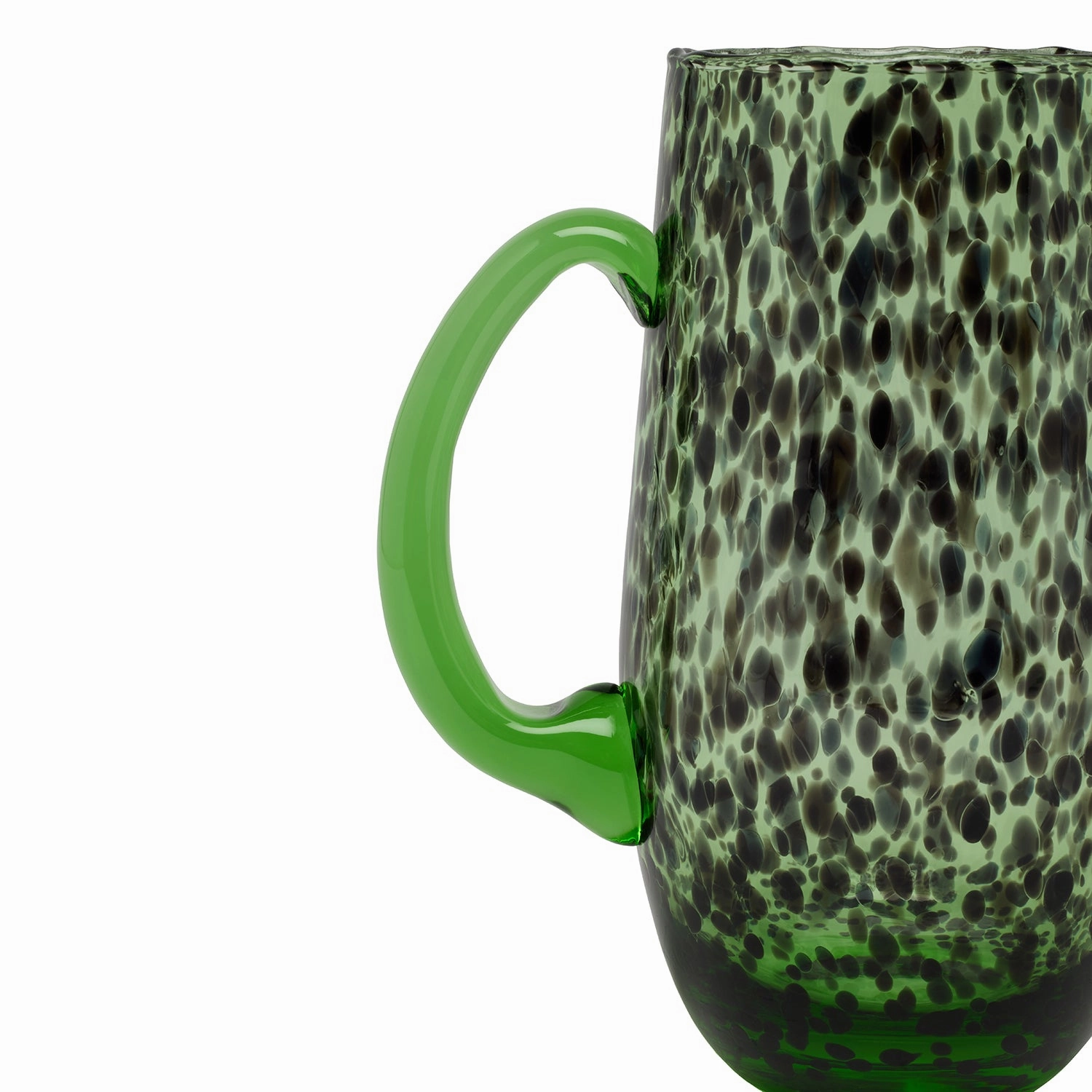 Andrew Mint Tortoise Hand Blown Pitcher