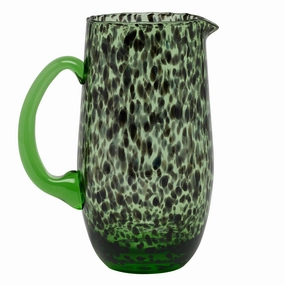 Andrew Mint Tortoise Hand Blown Pitcher Drinkware best price