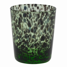 Andrew Mint Tortoise Tumbler Hand Blown Glasses Set/6 Drinkware best price