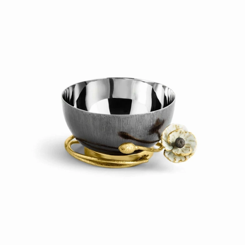 Anemone Nut Dish, 16.5 x 10cm, Gold Serveware Good quality and affordable