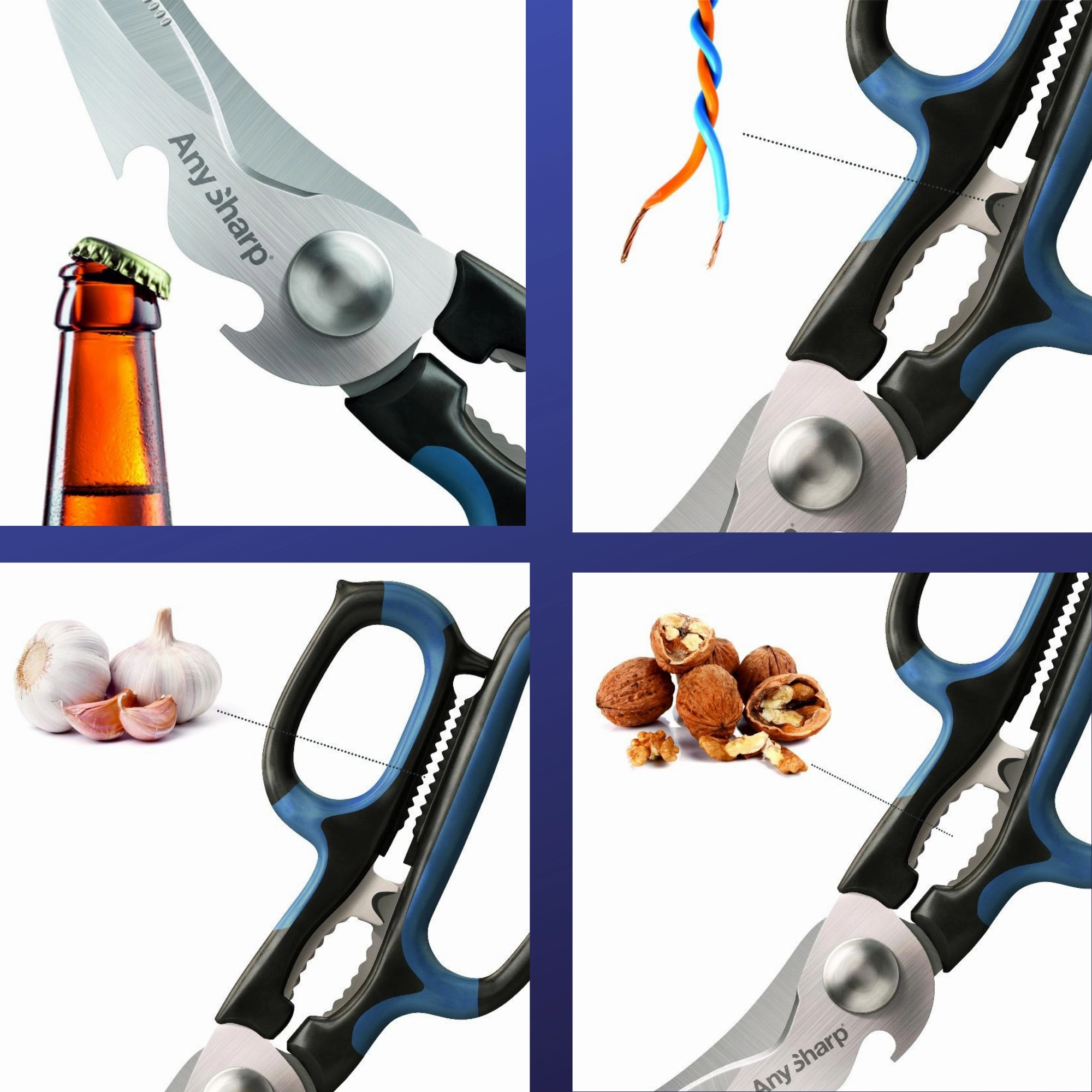 AnySharp 5-in-1 Multifunction Scissors (Box)