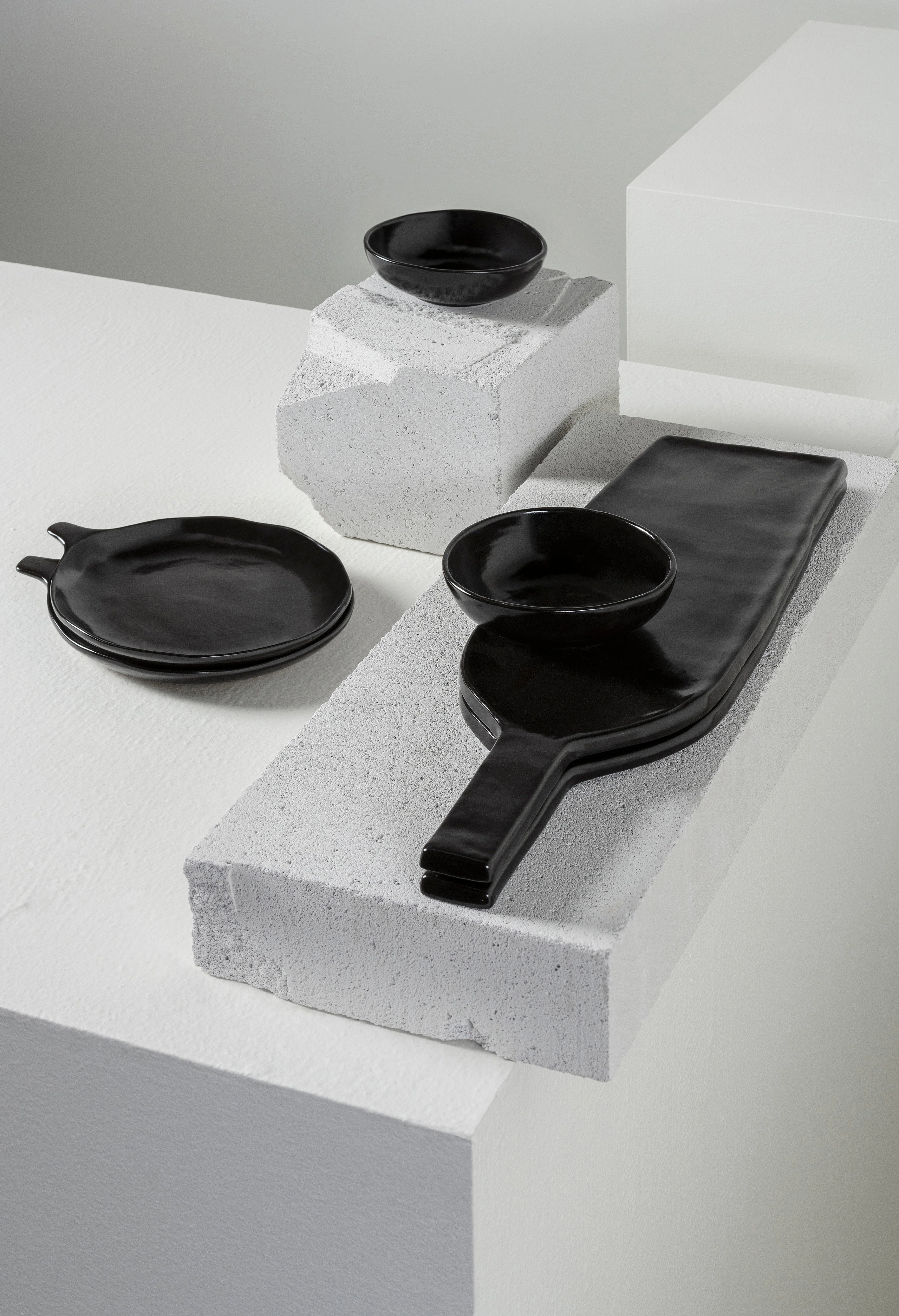 Apero set 12 pieces ebony La Mre