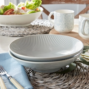 Arc Pasta Bowl, D23cm, Grey Serving Bowls Entertaining Set