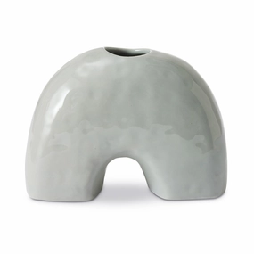 Arch Vase Blue Large 19.5X9.2X14cm Cheap Vases for home