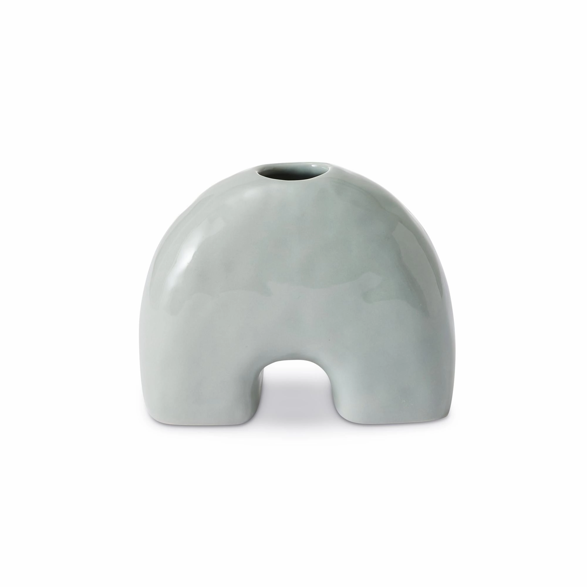 Arch Vase Blue Small 12.7X6.3X9.7cm Cheap Vases for home