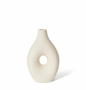 Ariana Vase 12x6x20cm Cream Cheap Vases for home