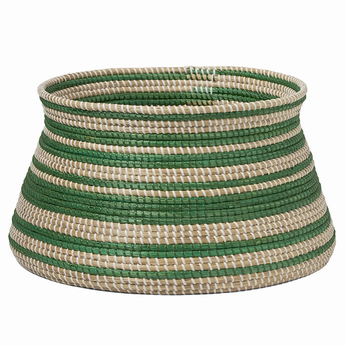 Arley Seagrass Basket (Green/Natural) Decorative Baskets clearance deals