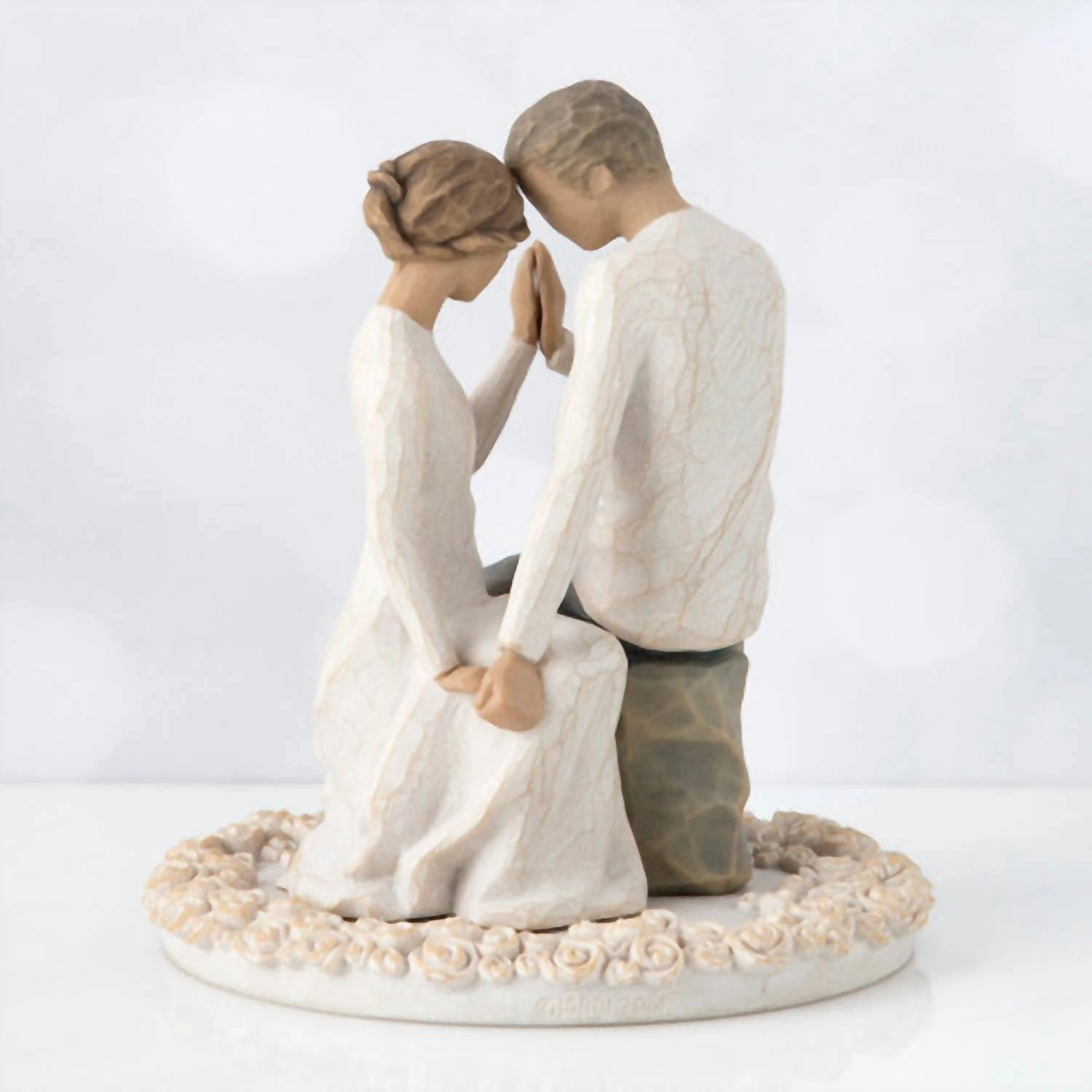 Around You Cake Topper In White
