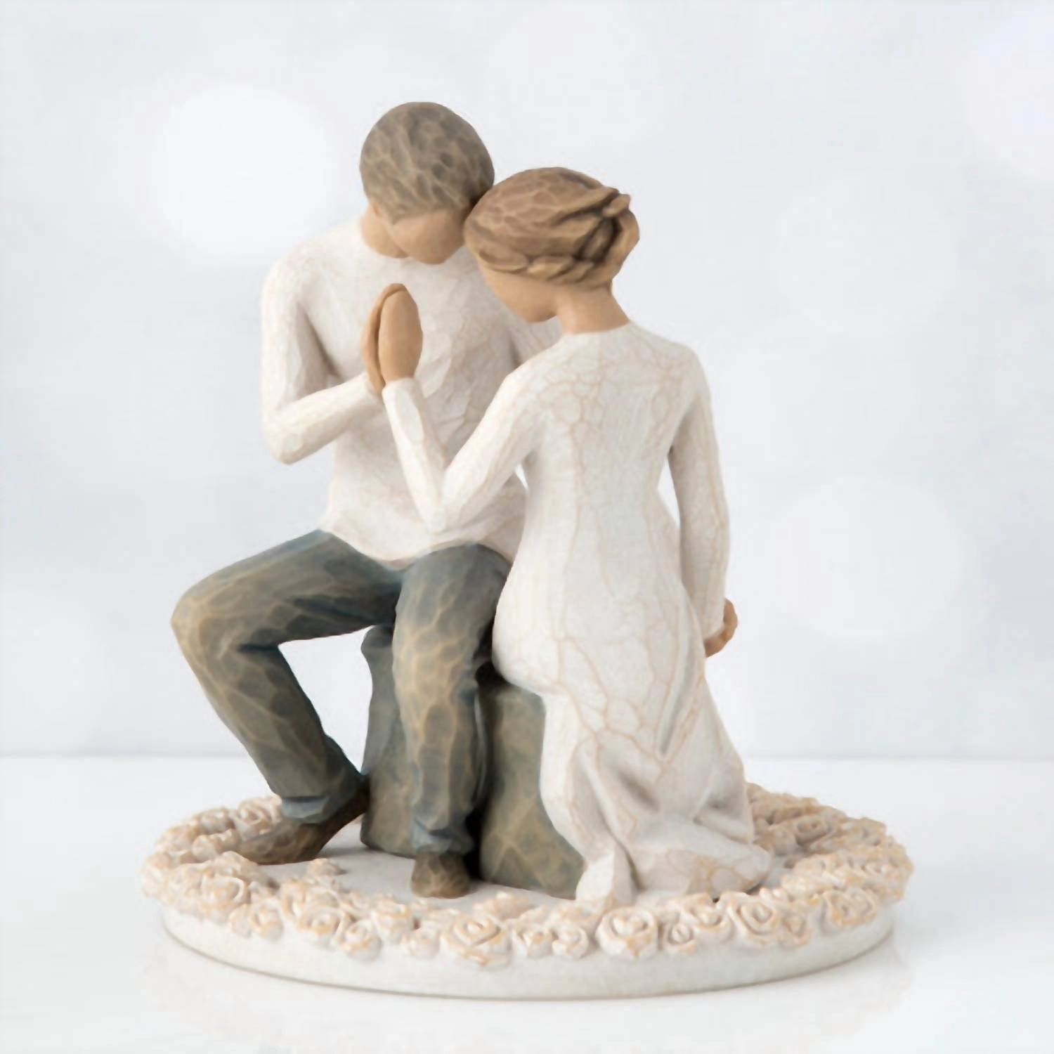 Around You Cake Topper In White