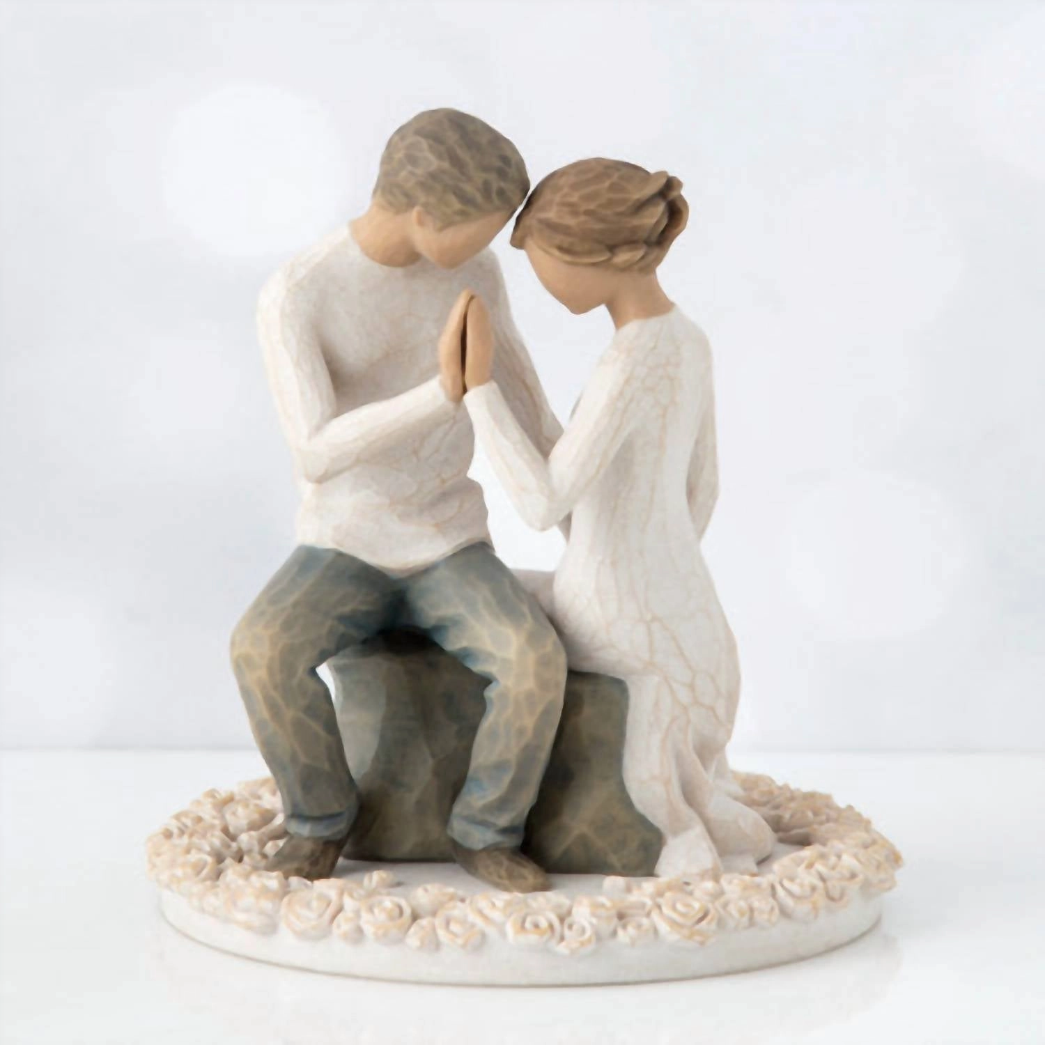 Around You Cake Topper In White