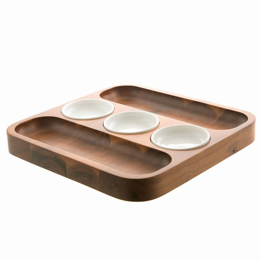 Arthur 4 Piece Tray & Dip bowl set