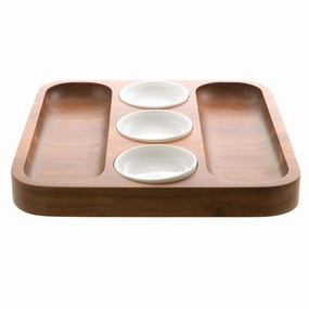 Arthur 4 Piece Tray & Dip bowl set Serveware clearance shop