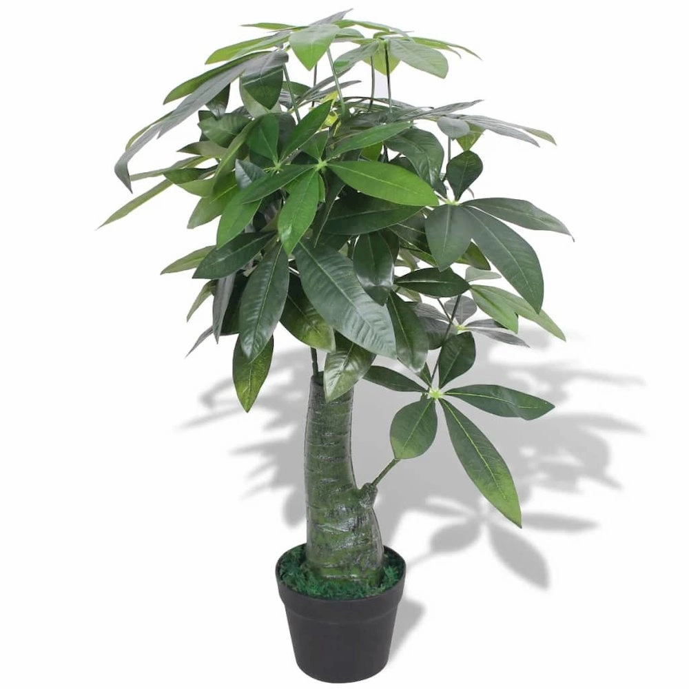Artificial Fortune Tree Plant with Pot 33.5" Green, 244448 Faux Florals home florals discount