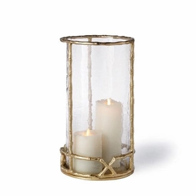 Baldwin Gold Candle Hurricane 16" Candle Holders discount collection