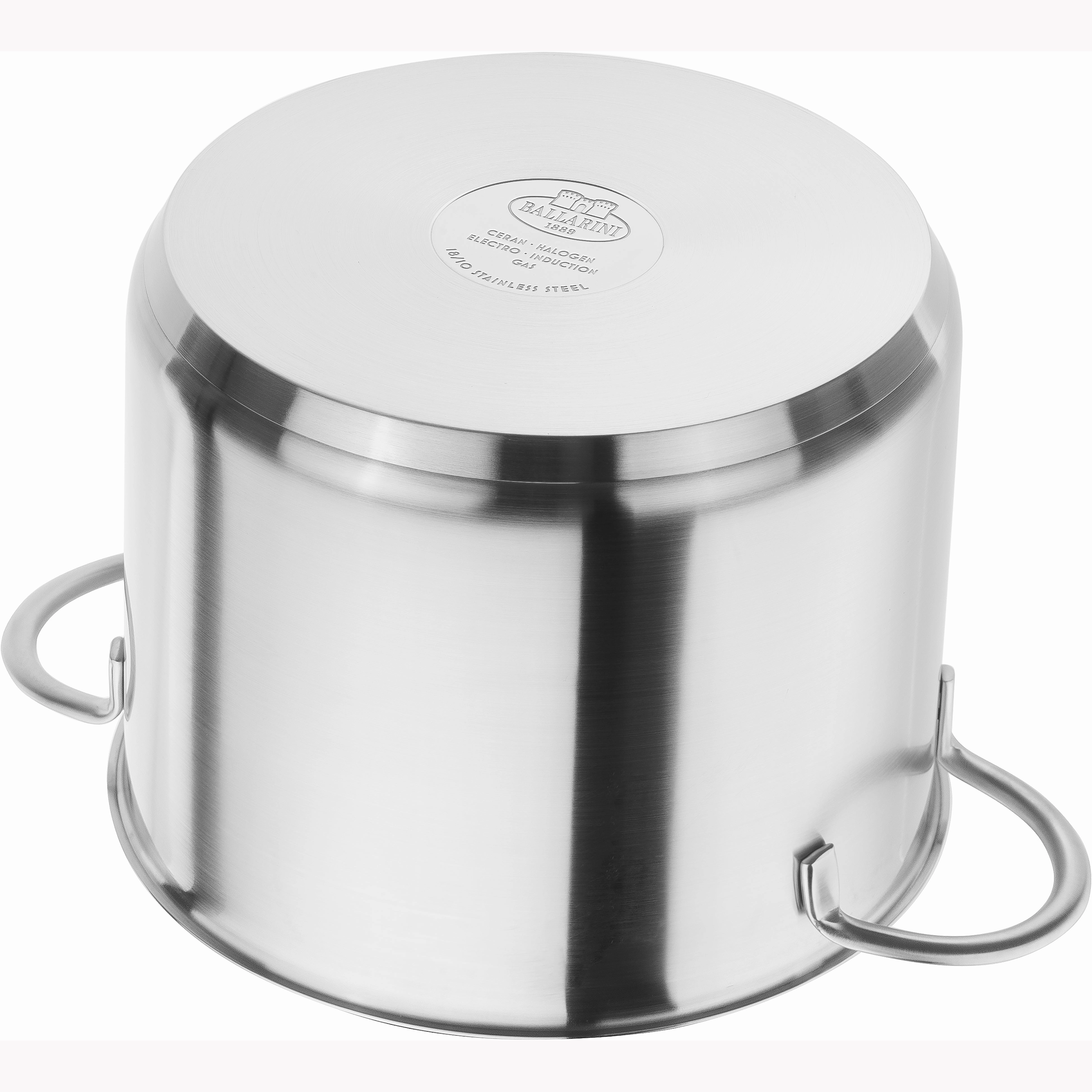 BALLARINI by HENCKELS 8-qt Stainless Steel Pasta Pot with Lid and Strainers