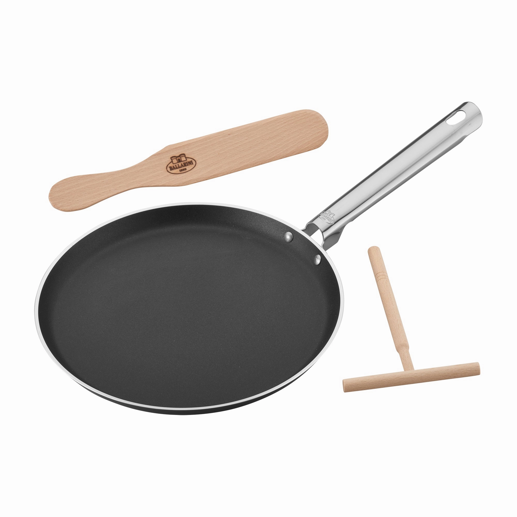 BALLARINI Cookin'Italy by HENCKELS Crepe Pan Set, Non-Stick, Made in Italy