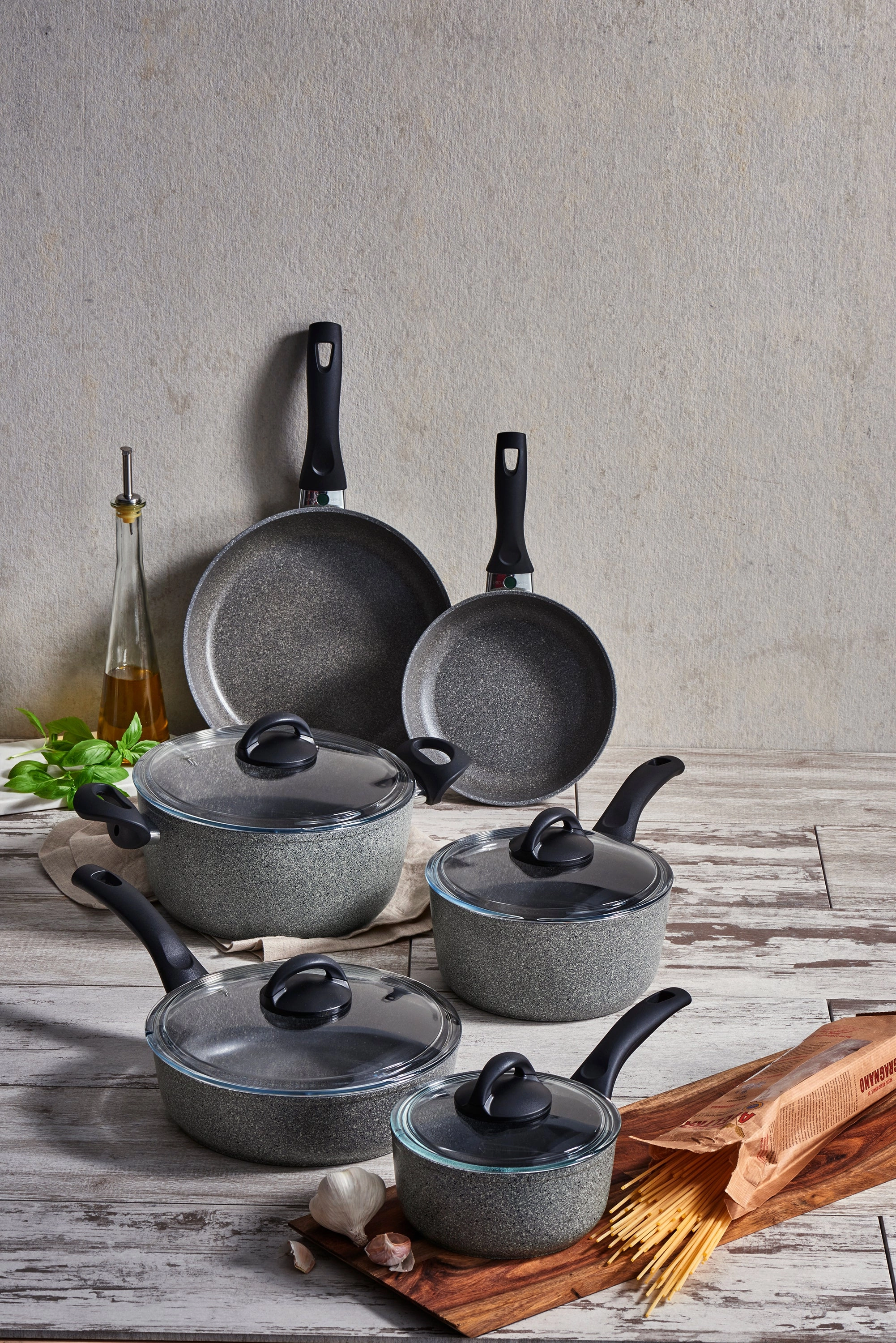 Ballarini Parma 10-Piece Forged Aluminum Nonstick Cookware Set