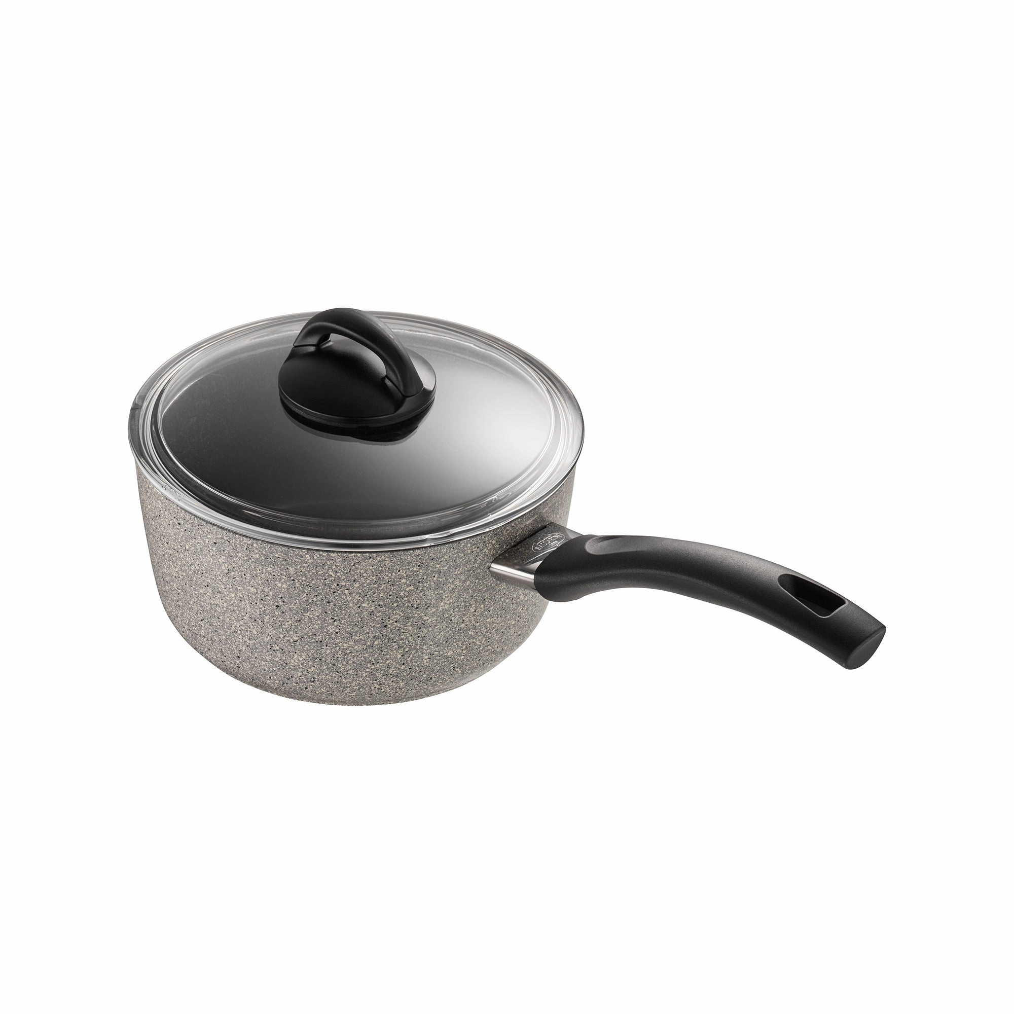 BALLARINI Parma by HENCKELS Forged Aluminun Nonstick Saucepan with Lid, Made in Italy