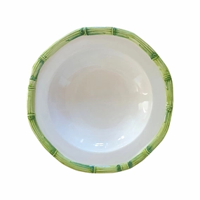 Bamboo Bowl  D25cm, Green Serving Bowls Entertaining Set