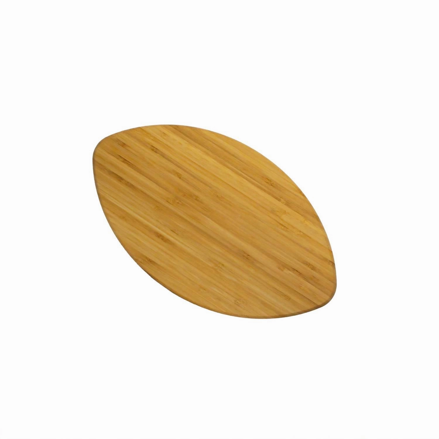 Bamboo Football Cutting Board In Natural